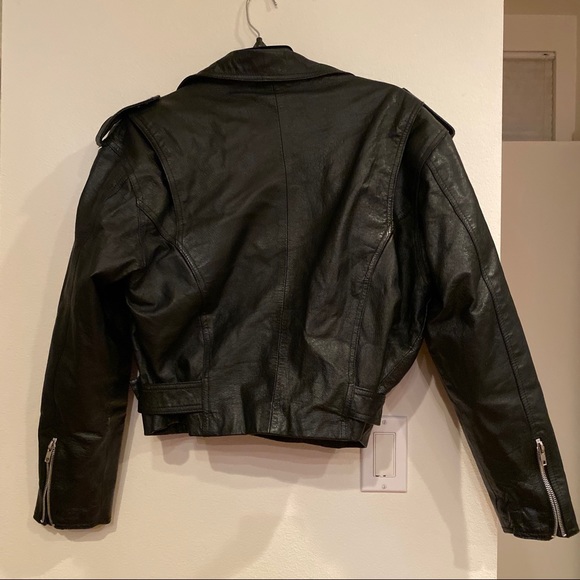 VINTAGE leather jacket - Picture 3 of 3